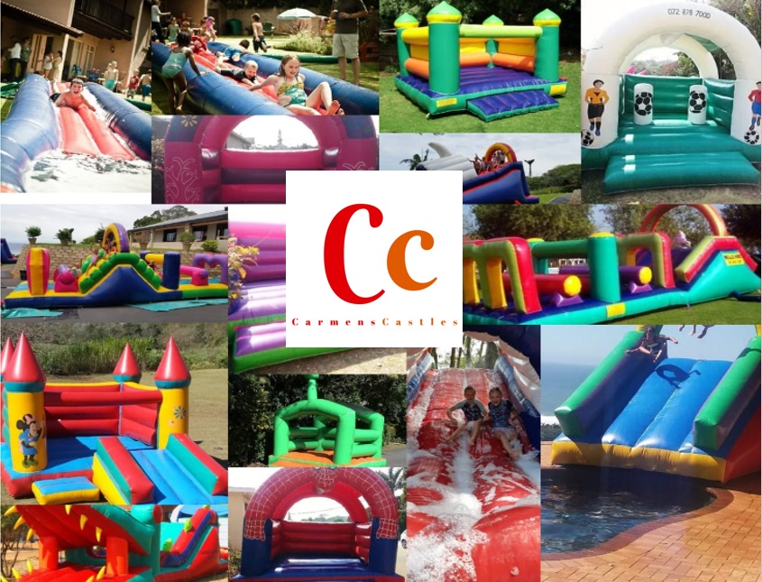 Carmen's Castles & Waterslides Hire Collage